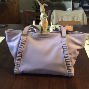 Lavender Ruched Tote Bag – Women